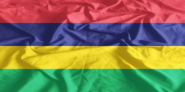 Mauritius Bayrağı Yakından Dalgalanıyor