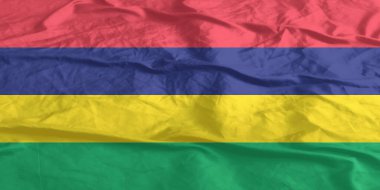 Mauritius Bayrağı Yakından Dalgalanıyor