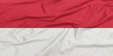 Monaco Flag Waving Close Up clipart