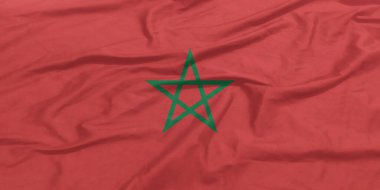 Fas Bayrağı Yakından Dalgalanıyor