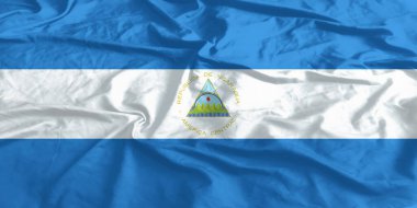 Nikaragua Bayrağı Yakından Dalgalanıyor