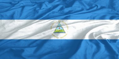 Nikaragua Bayrağı Yakından Dalgalanıyor