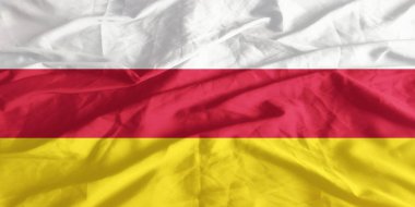 Kuzey Osetya Bayrağı Yakından Dalgalanıyor