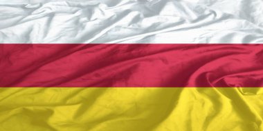 Kuzey Osetya Bayrağı Yakından Dalgalanıyor