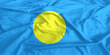 Palau Bayrağı Yakından Dalgalanıyor