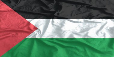 Filistin Bayrağı Yakından Dalgalanıyor