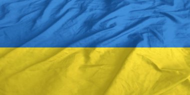 Ukrayna Bayrağı Yakından Dalgalanıyor