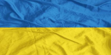 Ukrayna Bayrağı Yakından Dalgalanıyor