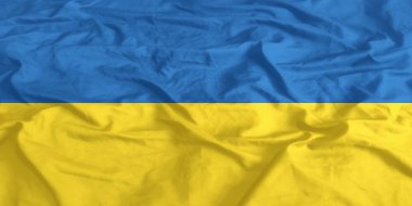 Ukrayna Bayrağı Yakından Dalgalanıyor