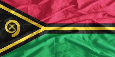 Vanuatu Bayrağı Yakından Dalgalanıyor