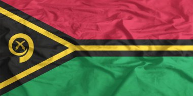 Vanuatu Bayrağı Yakından Dalgalanıyor