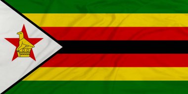 Zimbabwe Bayrağı Yakından Dalgalanıyor