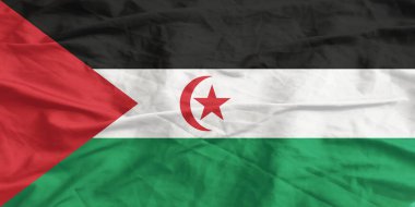 Sahra Arap Bayrağı Yakından Dalgalanıyor