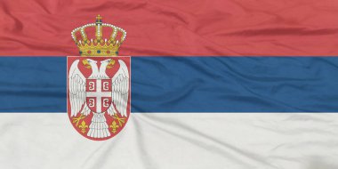 Sırbistan Bayrak Rüzgarı Yakından Dalgalanıyor