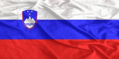 Slovakya Bayrak Rüzgarı Yakından Dalgalanıyor