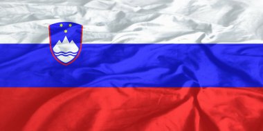 Slovakya Bayrak Rüzgarı Yakından Dalgalanıyor