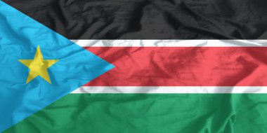 Güney Sudan Bayrak Rüzgarı Yakından Dalgalanıyor