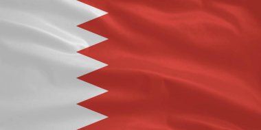 Bahreyn Bayrağı Dalgalanması