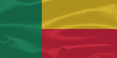 Benin Bayrak Dalgalanması