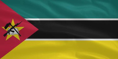 Mozambik Bayrak Dalgalanması