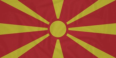 Kuzey Makedonya Bayrak Dalgası