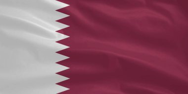Katar Bayrak Rüzgarı Dalgalanması
