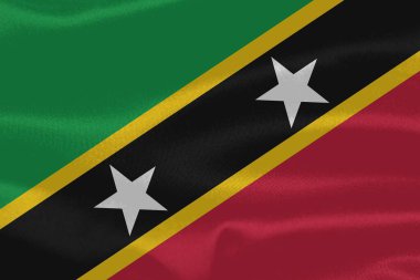 Saint Kitts ve Nevis Bayrak Dalgası