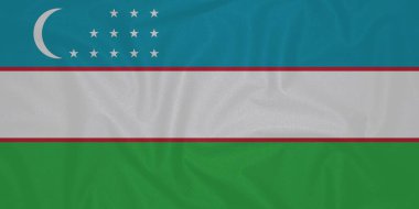 Özbekistan Bayrak Dalgalanması