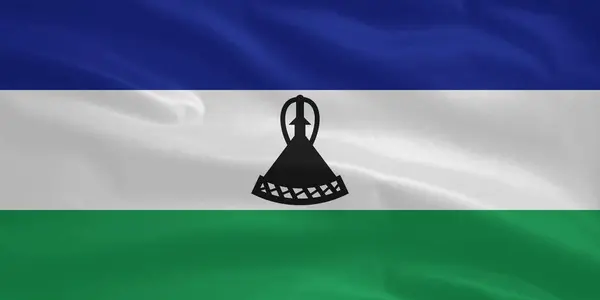 Lesotho Bayrak Dalgalanması