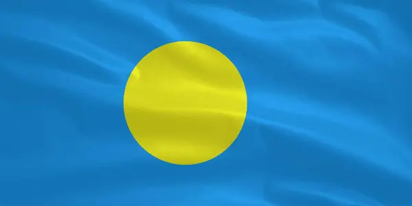 Palau Bayrak Dalgalanması