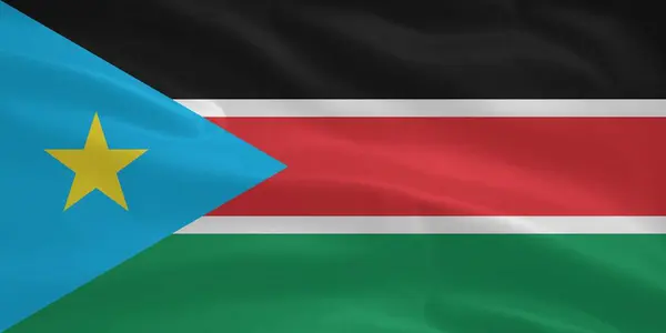 Güney Sudan Bayrak Dalgalanması