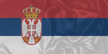 Sırbistan Bayrak Rüzgarı Dalgası