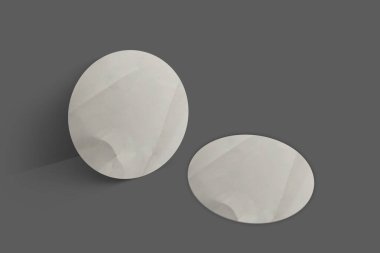 Boş Yapıştırılmış Kağıt Etiketi Etiketi Doku Ayarları