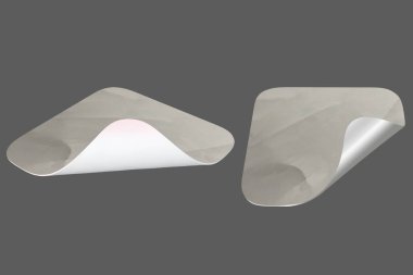 Boş Yapıştırılmış Kağıt Etiketi Etiketi Doku Ayarları