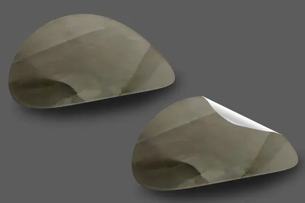 Boş Yapıştırılmış Kağıt Etiketi Etiketi Doku Ayarları