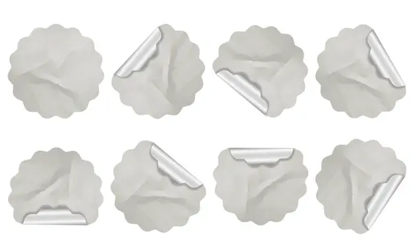 Boş Yapıştırılmış Kağıt Etiketi Etiketi Doku Ayarları