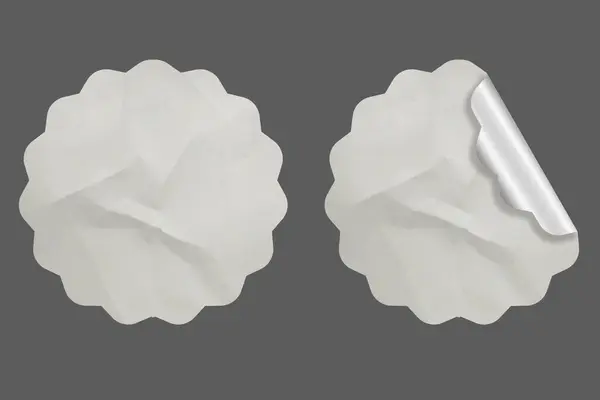 Boş Yapıştırılmış Kağıt Etiketi Etiketi Doku Ayarları