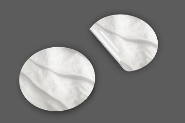 Boş Yapıştırılmış Kağıt Etiketi Etiketi Doku Ayarları