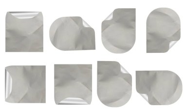 Boş Yapıştırılmış Kağıt Etiketi Etiketi DokusuName