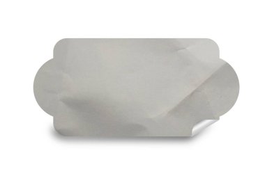 Boş Yapıştırılmış Kağıt Etiketi Etiketi DokusuName