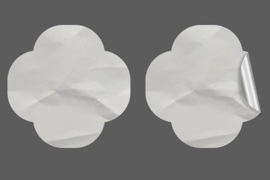 Boş Yapıştırılmış Kağıt Etiketi Etiketi Doku Ayarları