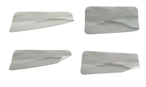 Boş Yapıştırılmış Kağıt Etiketi Etiketi Doku Ayarları