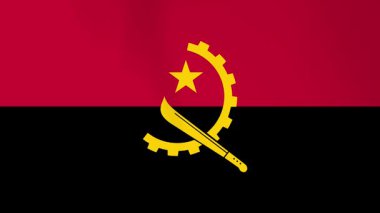 Angola Bayrak Dalgalanması