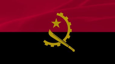 Angola Bayrak Dalgalanması