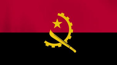 Angola Bayrak Dalgalanması