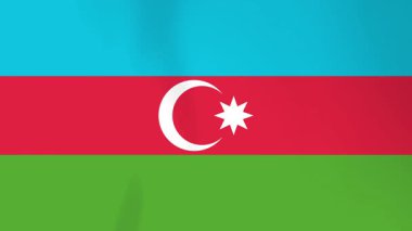 Azerbaycan Bayrak Dalgalanması
