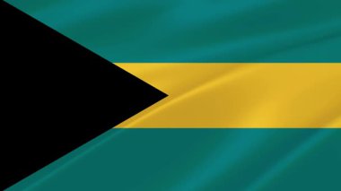 Bahamalar Bayrak Dalgalanması