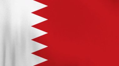 Bahreyn Bayrağı Rüzgarı Dalgalanırken Yaklaş