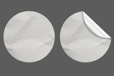 Boş Yapıştırılmış Kağıt Etiketi Etiketi Doku Ayarları