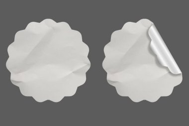 Boş Yapıştırılmış Kağıt Etiketi Etiketi Doku Ayarları